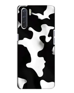 Чохол для OPPO A91 з картинкою «Чорно-біла пляма»