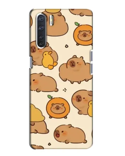 Чохол для OPPO A91 з картинкою «Капібари з апельсинами» Чохол для OPPO A91 з картинкою «Капібари з апельсинами»