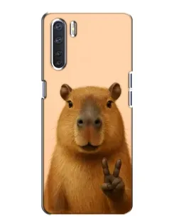 Чохол для OPPO A91 з картинкою «Капібара вікторія» Чохол для OPPO A91 з картинкою «Капібара вікторія»
