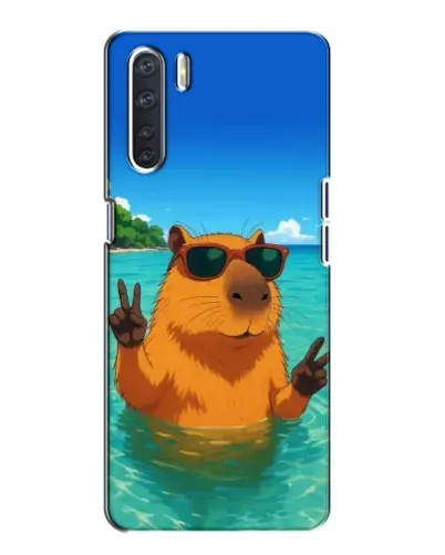 Чохол для OPPO A91 з картинкою «Морська капібара» Чохол для OPPO A91 з картинкою «Морська капібара»
