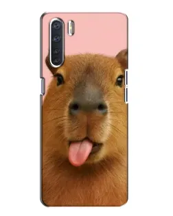 Чохол для OPPO A91 з картинкою «Капібара з язиком» Чохол для OPPO A91 з картинкою «Капібара з язиком»