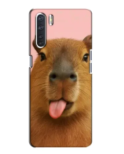 Чохол для OPPO A91 з картинкою «Капібара з язиком» Чохол для OPPO A91 з картинкою «Капібара з язиком»