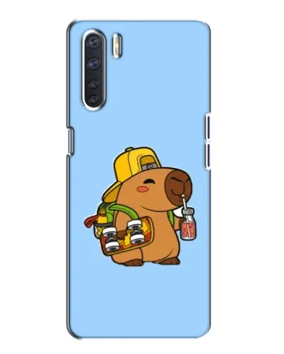 Чохол для OPPO A91 з картинкою «Капібара на скейті» Чохол для OPPO A91 з картинкою «Капібара на скейті»