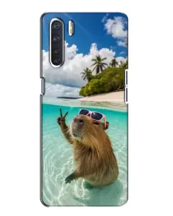Чохол для OPPO A91 з картинкою «Капібара на морі» Чохол для OPPO A91 з картинкою «Капібара на морі»