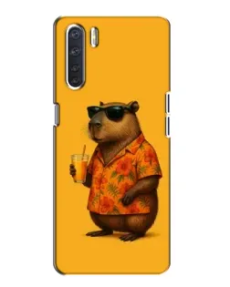Чохол для OPPO A91 з картинкою «Капібара на відпочинку» Чохол для OPPO A91 з картинкою «Капібара на відпочинку»
