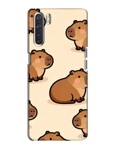Чохол для OPPO A91 з картинкою «Паттерн милих капібар» Чохол для OPPO A91 з картинкою «Паттерн милих капібар»