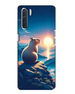 Чохол для OPPO A91 з картинкою «Захід сонця з капібарою» Чохол для OPPO A91 з картинкою «Захід сонця з капібарою»
