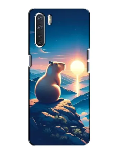 Чохол для OPPO A91 з картинкою «Захід сонця з капібарою» Чохол для OPPO A91 з картинкою «Захід сонця з капібарою»