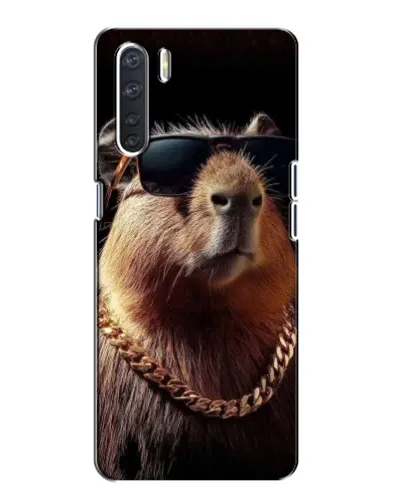 Чохол для OPPO A91 з картинкою «Капібара золотий ланцюг» Чохол для OPPO A91 з картинкою «Капібара золотий ланцюг»