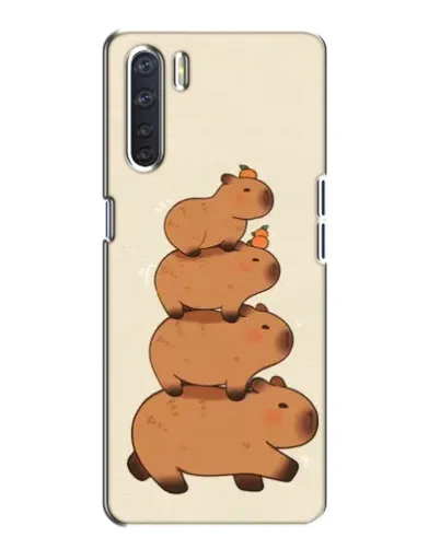 Чохол для OPPO A91 з картинкою «Вежа з капібар» Чохол для OPPO A91 з картинкою «Вежа з капібар»