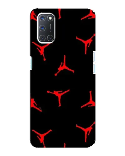 Чохол для OPPO A92 з картинкою «Jordan Red Pattern» Чохол для OPPO A92 з картинкою «Jordan Red Pattern»