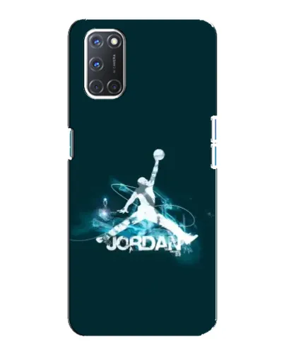 Чохол для OPPO A92 з картинкою «Jordan Blue Fire» Чохол для OPPO A92 з картинкою «Jordan Blue Fire»