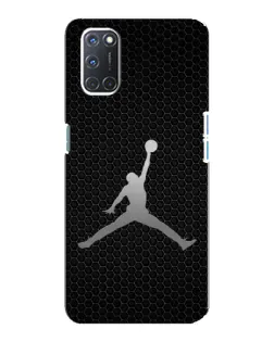 Чохол для OPPO A92 з картинкою «Jordan Dark Carbon»