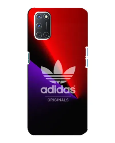 Чехол для OPPO A92 с картинкой «Adidas Red Neon»