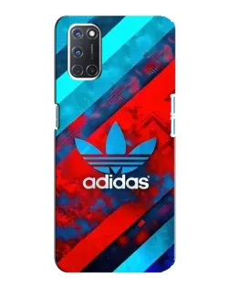 Чехол для OPPO A92 с картинкой «Абстракция Adidas»