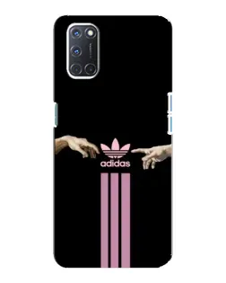 Чехол для OPPO A92 с картинкой «Adidas Hands»