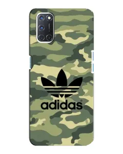Чехол для OPPO A92 с картинкой «Милитари стиль Adidas»