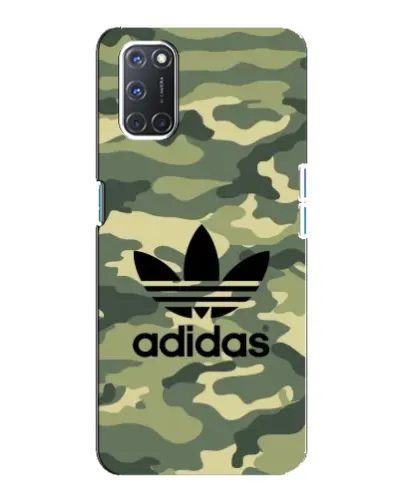 Чехол для OPPO A92 с картинкой «Милитари стиль Adidas»