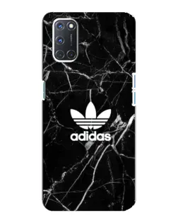 Чехол для OPPO A92 с картинкой «Белый мрамор Adidas»