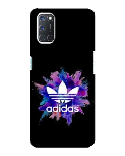 Чехол для OPPO A92 с картинкой «Взрыв красок Adidas»