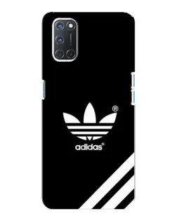 Чехол для OPPO A92 с картинкой «Adidas с диагональными полосами»