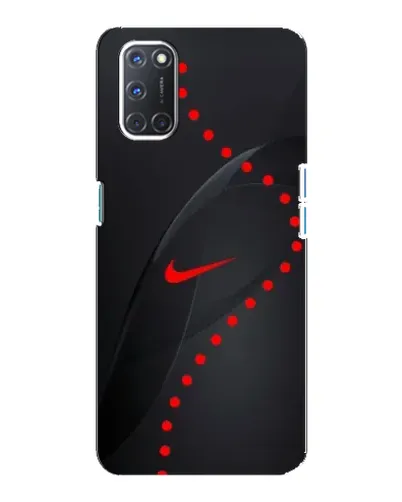 Чехол для OPPO A92 с картинкой «Абстрактный дизайн Nike»