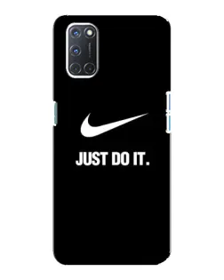 Чехол для OPPO A92 с картинкой «Классический принт Nike»
