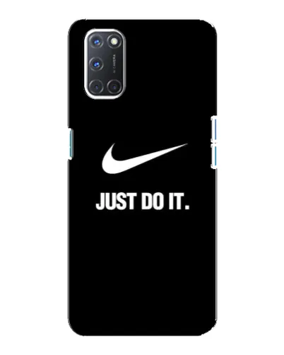 Чехол для OPPO A92 с картинкой «Классический принт Nike»