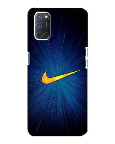 Чохол для OPPO A92 з картинкою «Синій пульс Nike» Чохол для OPPO A92 з картинкою «Синій пульс Nike»