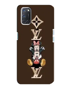 Чохол для OPPO A92 з картинкою «LV та Міккі Маус»