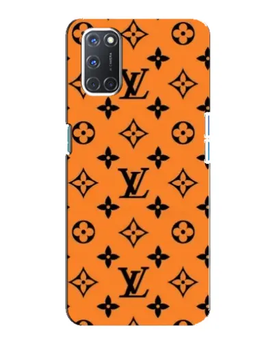 Чохол для OPPO A92 з картинкою «Помаранчевий стиль LV»