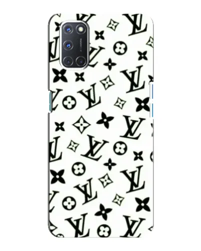 Чохол для OPPO A92 з картинкою «Монохромний хаос LV»