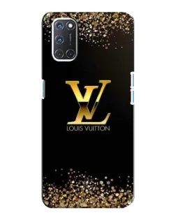 Чохол для OPPO A92 з картинкою «LV — золоті іскри»