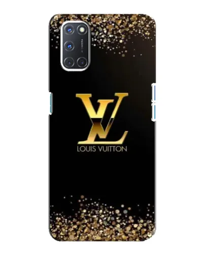 Чохол для OPPO A92 з картинкою «LV — золоті іскри»