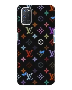 Чохол для OPPO A92 з картинкою «Кольорова монограма LV»