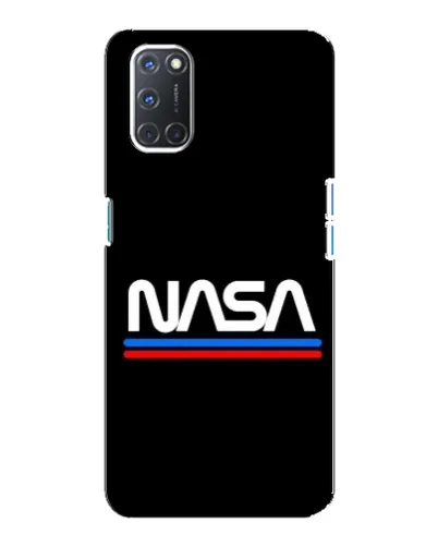 Чохол для OPPO A92 з картинкою «NASA — класика Red Blue» Чохол для OPPO A92 з картинкою «NASA — класика Red Blue»