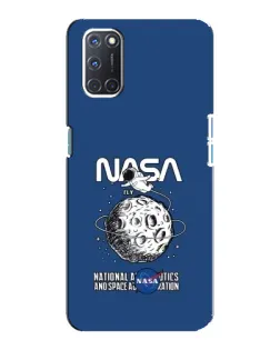Чохол для OPPO A92 з картинкою «NASA — місячна місія»