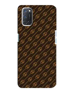 Чохол для OPPO A92 з картинкою «Gucci — золоті діагоналі»