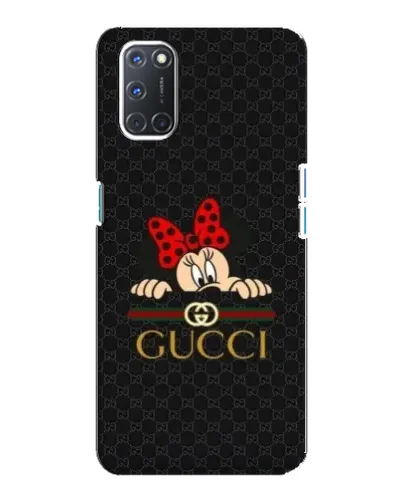 Чохол для OPPO A92 з картинкою «Мінні Маус Gucci — чорний»