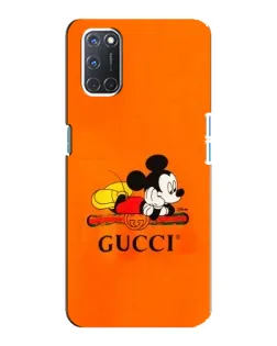 Чохол для OPPO A92 з картинкою «Міккі Маус Gucci — помаранч»