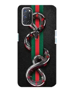 Чохол для OPPO A92 з картинкою «Gucci — змія на смузі»