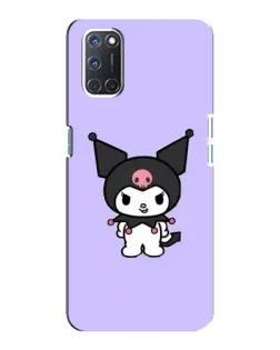 Чехол для OPPO A92 с картинкой «Kuromi — нежный фиолетовый»