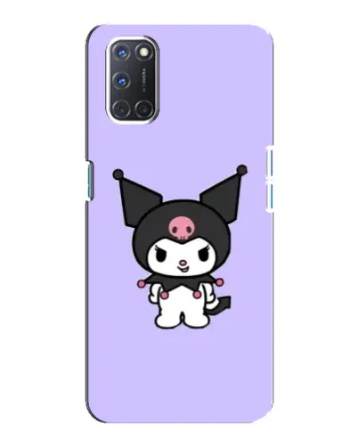 Чехол для OPPO A92 с картинкой «Kuromi — нежный фиолетовый»
