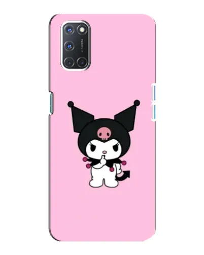 Чехол для OPPO A92 с картинкой «Kuromi — розовая нежность»