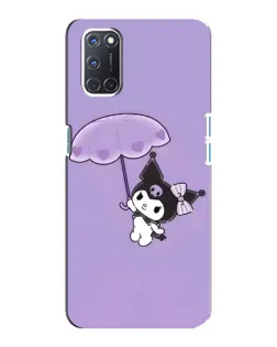 Чехол для OPPO A92 с картинкой «Kuromi с зонтиком»