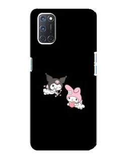 Чехол для OPPO A92 с картинкой «My Melody и Kuromi»