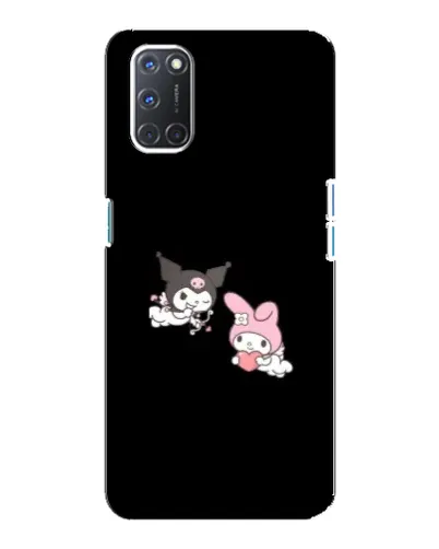 Чехол для OPPO A92 с картинкой «My Melody и Kuromi»