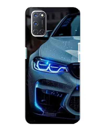 Чохол для OPPO A92 з картинкою «Погляд BMW з синіми фарами» Чохол для OPPO A92 з картинкою «Погляд BMW з синіми фарами»