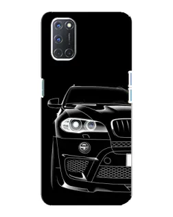 Чохол для OPPO A92 з картинкою «Темний силует BMW»