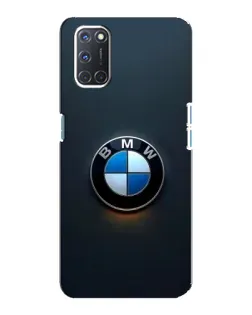 Чохол для OPPO A92 з картинкою «Логотип BMW — мінімалізм»